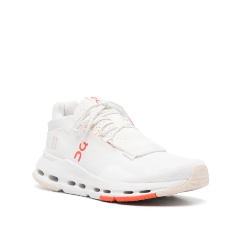 On Cloudnova 2 sneakers MEN white/flame shoes running cloud orange - Picture 3 of 7